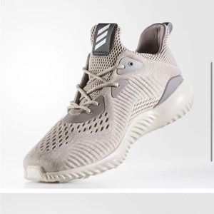 adidas Athletic Shoes in Light Gray and Cream